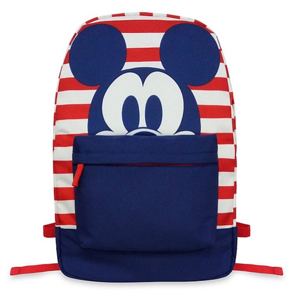 Disney Other - Mickey Mouse Striped Backpack